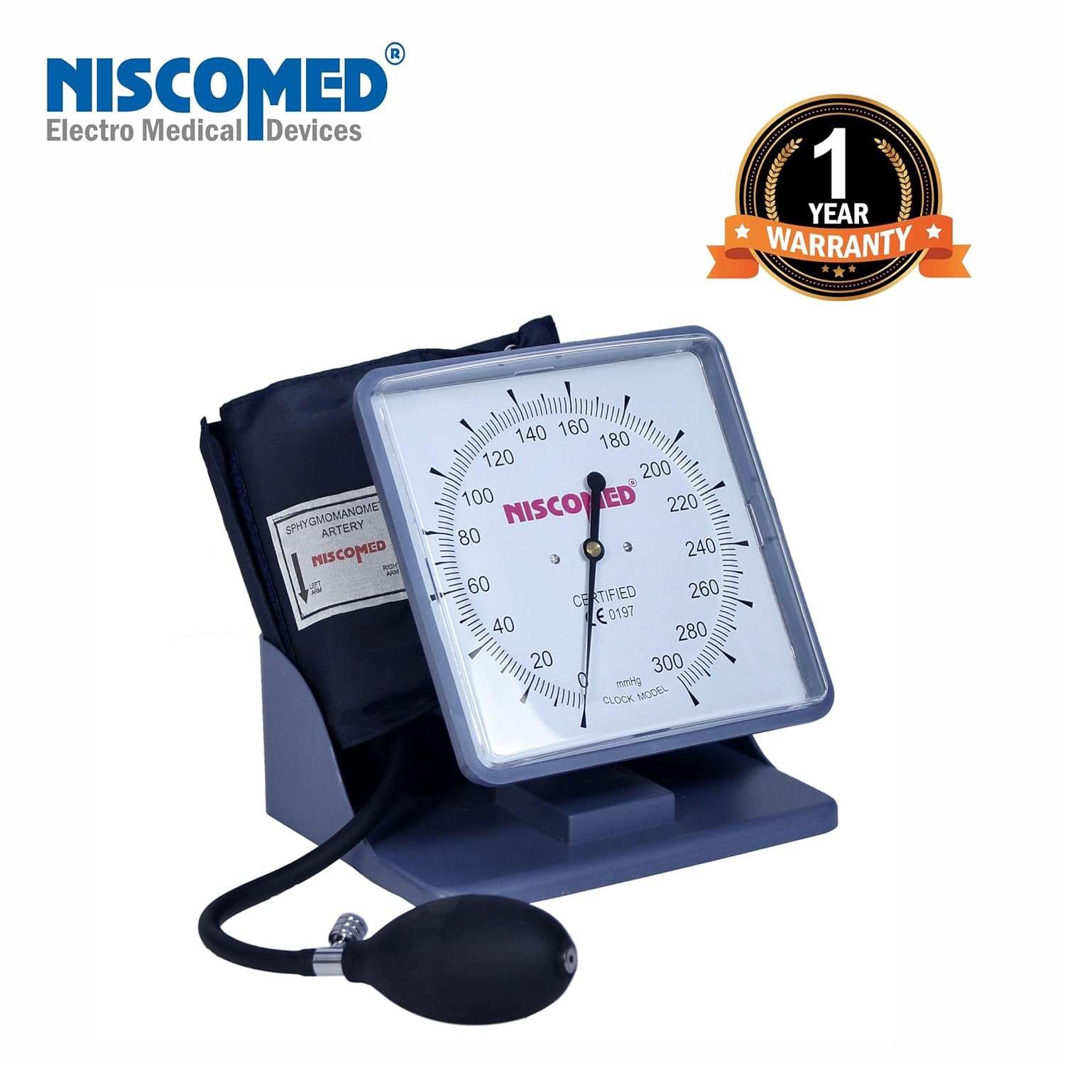 Manual Sphygmomanometer BP Apparatus with Stethoscope Kit - Image 5