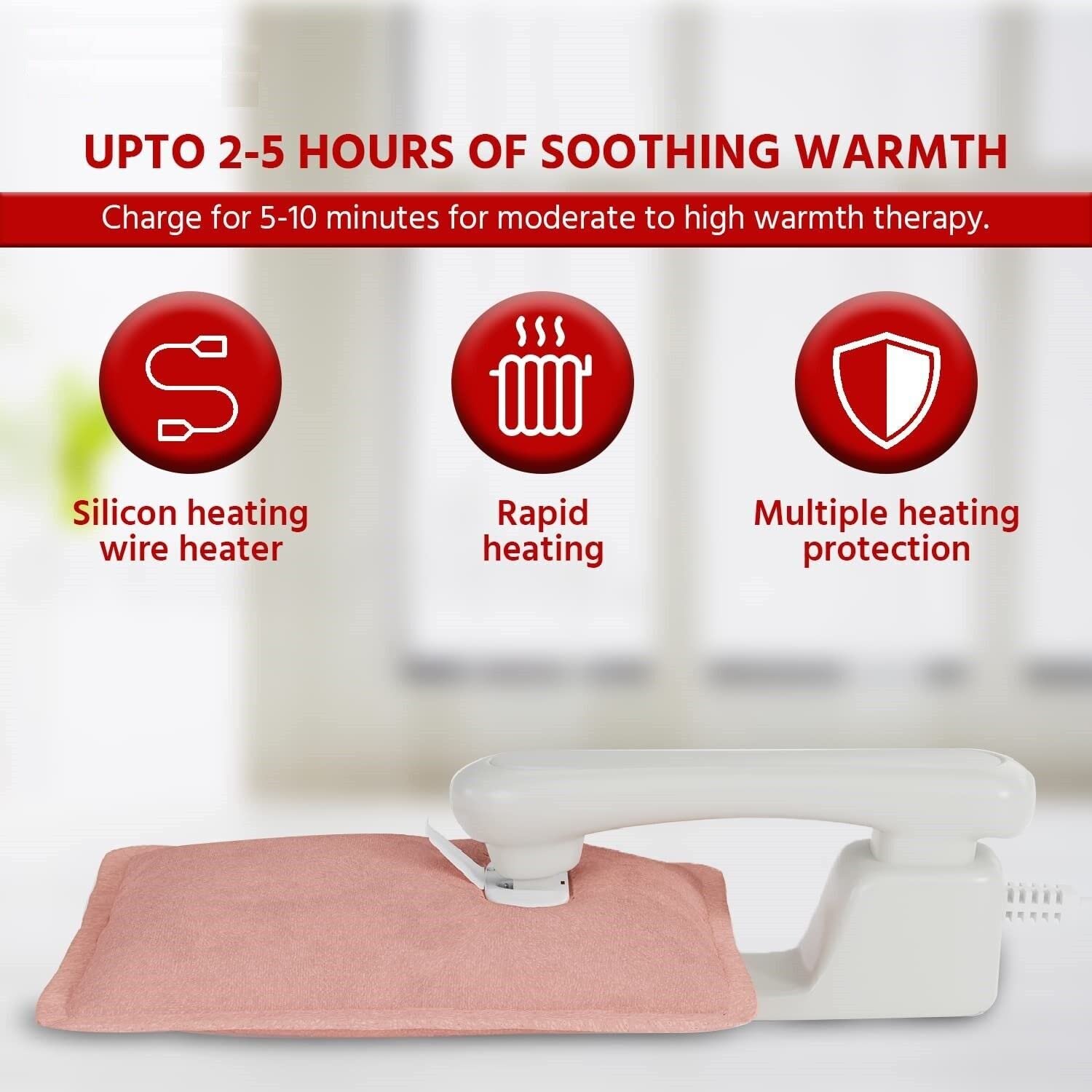 Hot Water Bag for Full Body Pain Relief | Dual Insulation Silicon Technology - Image 5