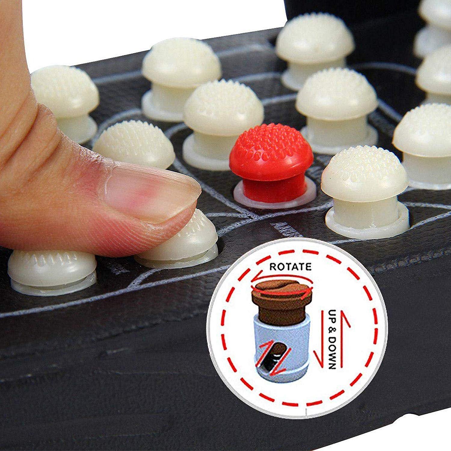Accu Paduka Magnetic Acupressure Slippers, Unisex - Image 5
