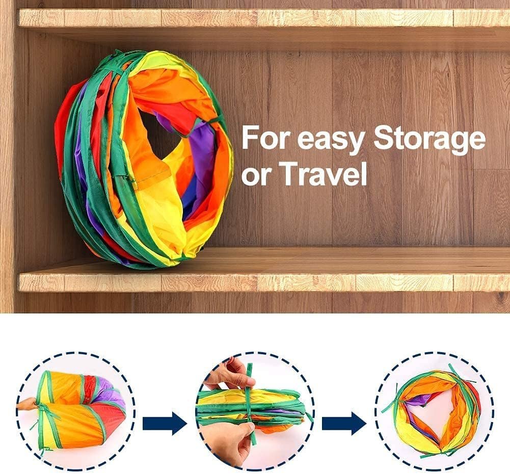 Cat Tunnel Toy for Indoor & Outdoor Play(2 Way) - Image 6