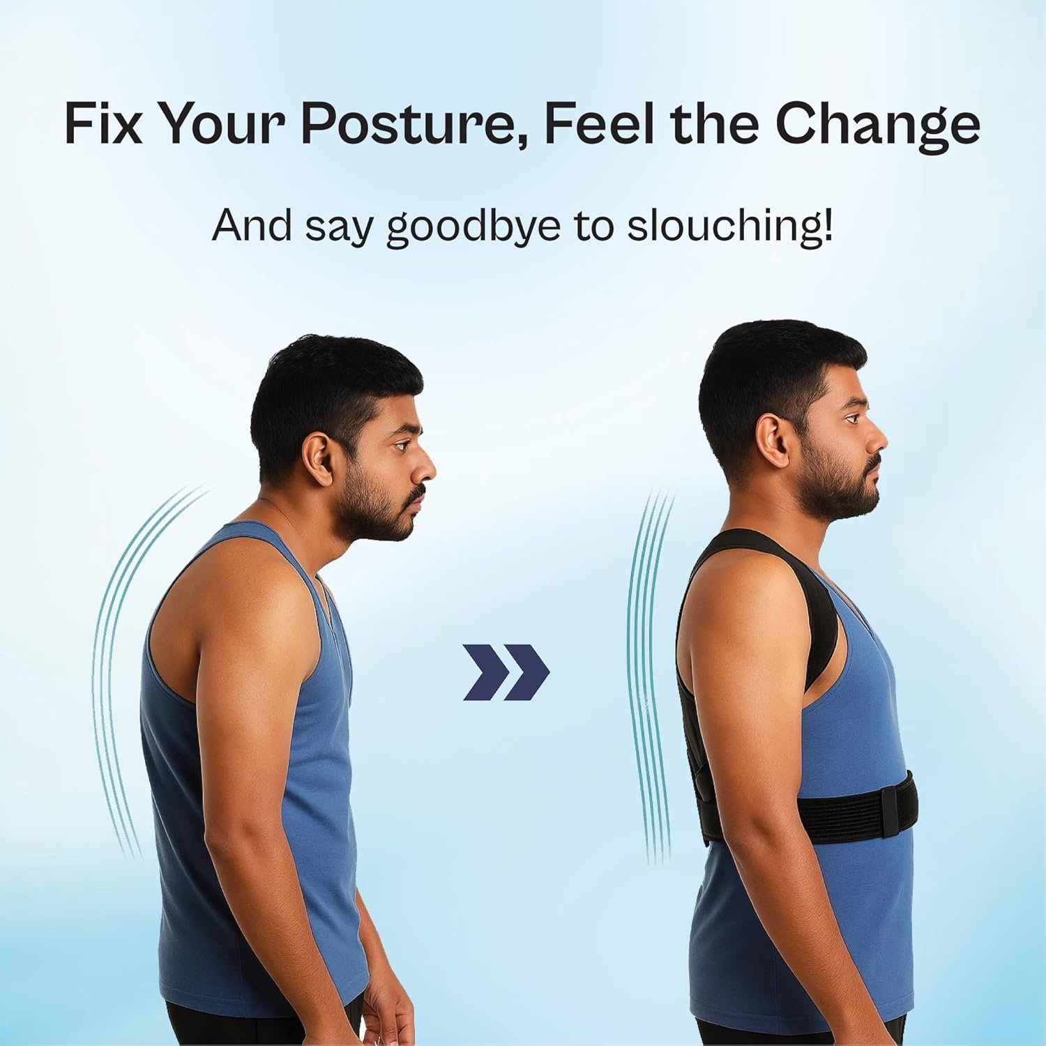 Posture Corrector with Dual Metallic Plates Spine Support - Image 8