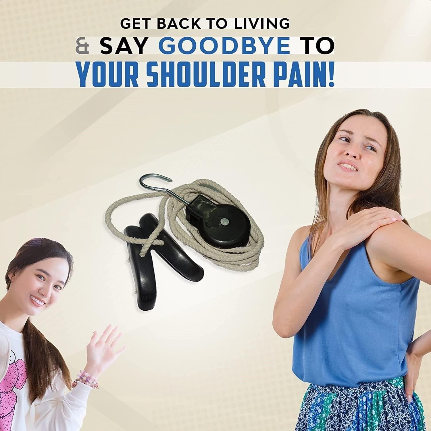 Pulley Shoulder Exercise, Over Door Exercise Equipment - Image 7