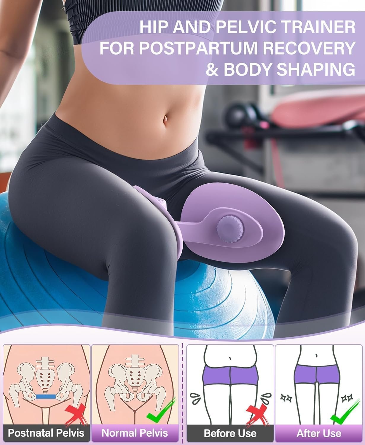 Kegel Trainer for Pelvic Floor & Hip Strengthening - Image 2