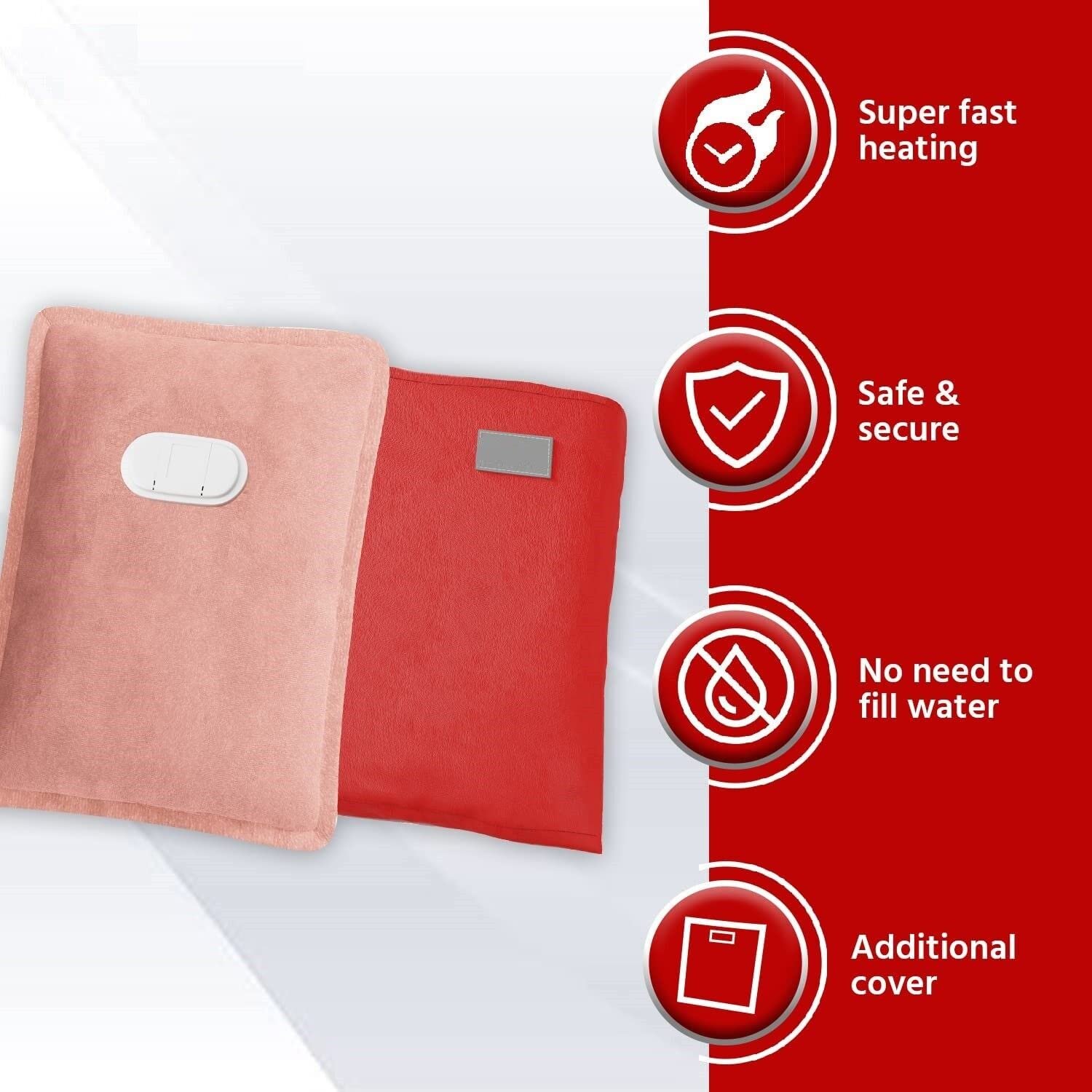 Hot Water Bag for Full Body Pain Relief | Dual Insulation Silicon Technology - Image 2