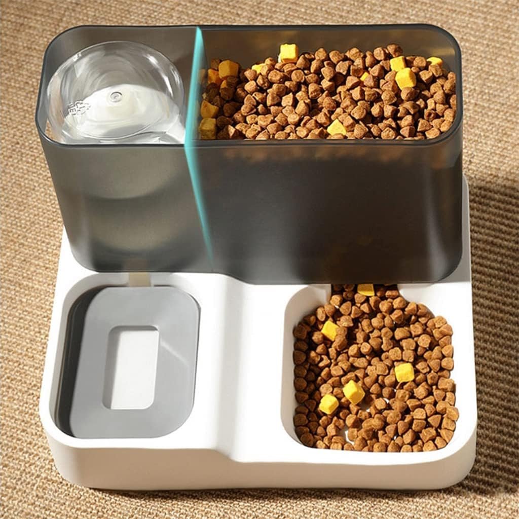 2 in 1 Automatic Food Feeder and Water Dispenser Gravity Design Auto Feeding 3L | Cat Auto Dog Water Dispenser 1 L for Small Medium Big Dog Pets Puppy Kittens - Image 4