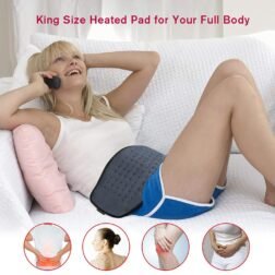 Orthopaedic Electric Heating Pad for Pain Relief – Ultra Soft Material with Auto Heat Control Technology Heating belt for Shoulder, Abdominal, Knee, Neck and Back Pain Relief - Image 8