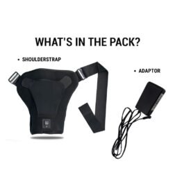 Electric Heating Pad for Shoulder Pain Relief (Black) | Suitable For Both Shoulders | Adjustable Heating Levels | Safe to Use - Image 8
