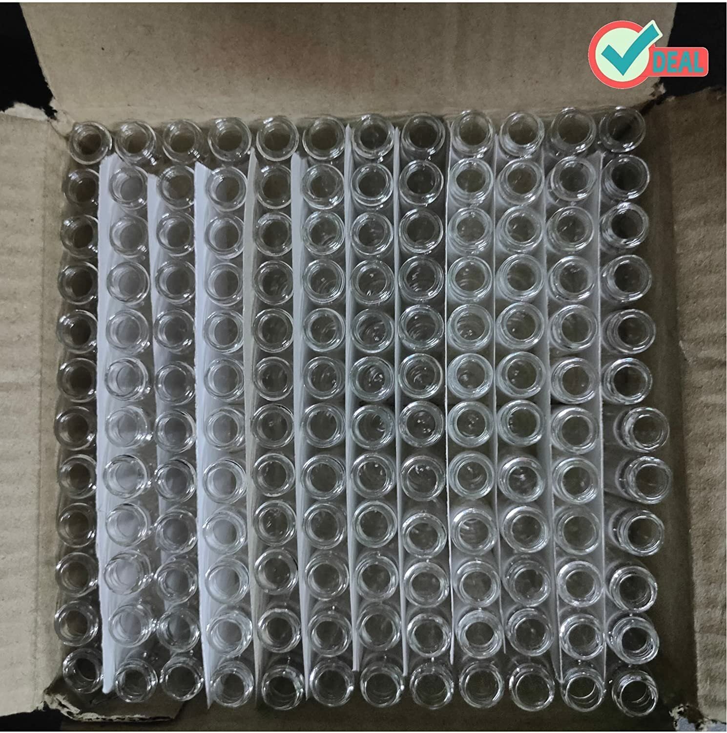 Two dram 10ml Glass Bottle Transparent Quality Neutral Glass Vial (144 Bottles - Image 8