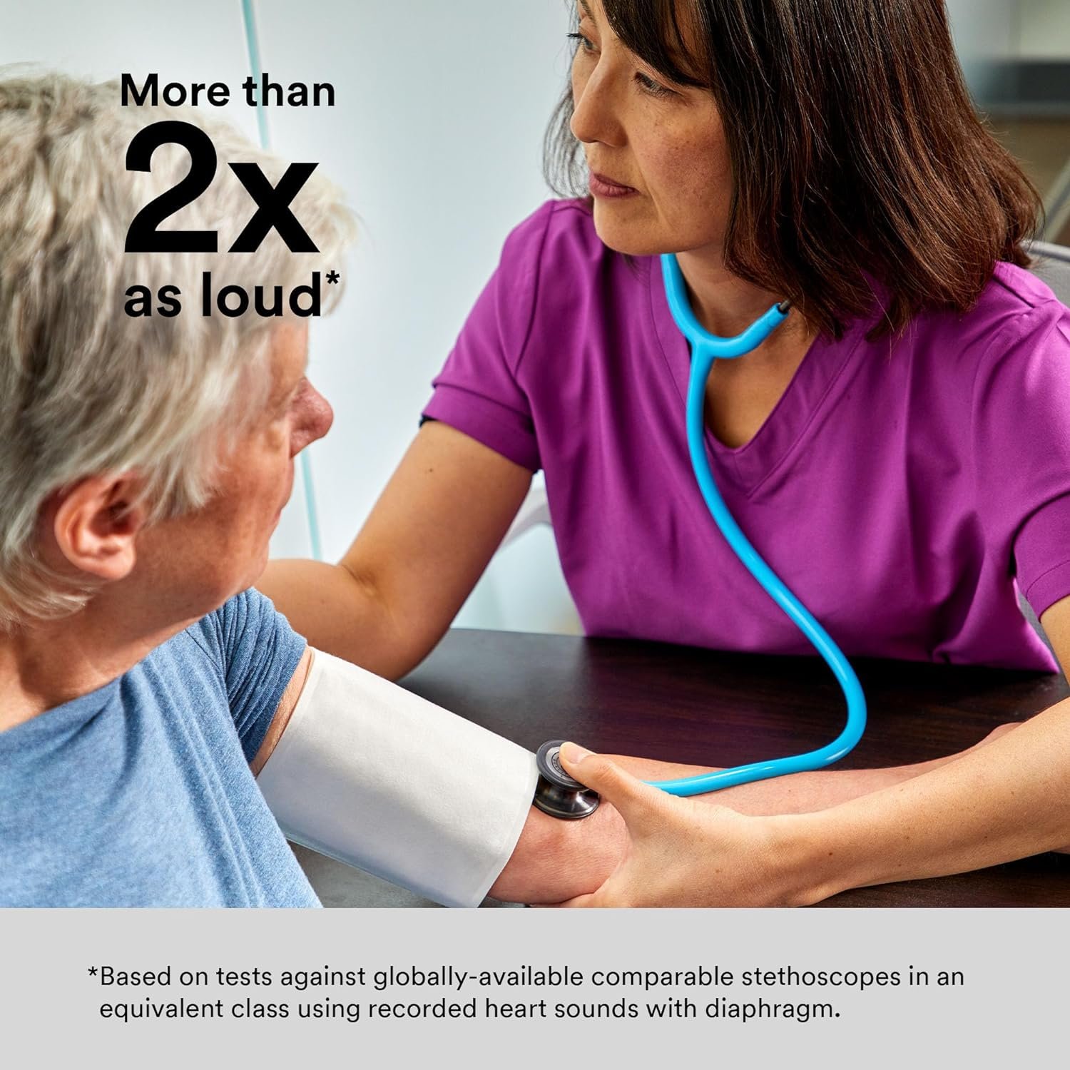 3M Littmann Classic III Stethoscope Black 27 Inch - Image 4