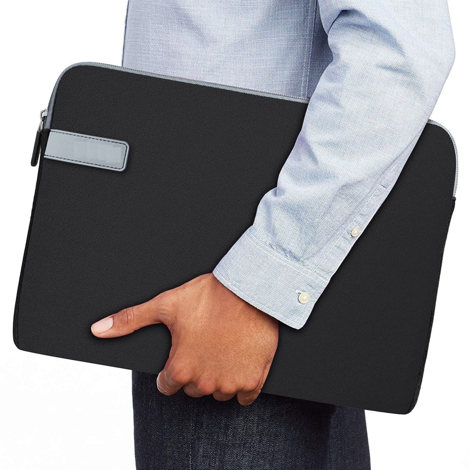 Laptop Bag Sleeve Case Cover Pouch for 15.6-Inch Laptop for Men & Women (Black) - Image 7