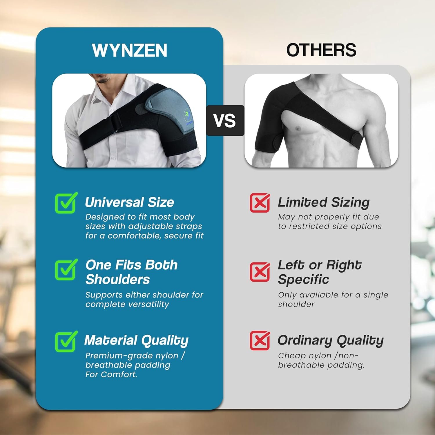 Shoulder Support Belt for Men and Women | Shoulder Pain Relief Products | Adjustable Shoulder Belt for Men | Comfortable Shoulder Support for Women - Image 6