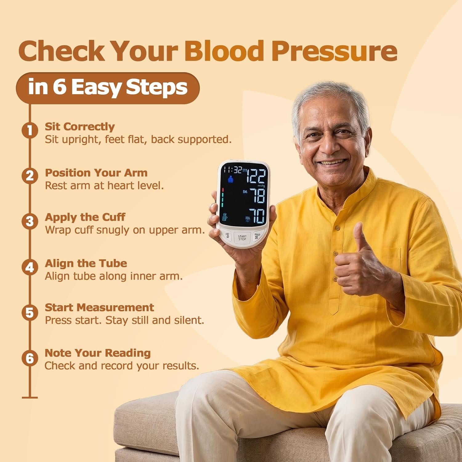 Digital Blood Pressure Monitor with LED Screen - Image 5
