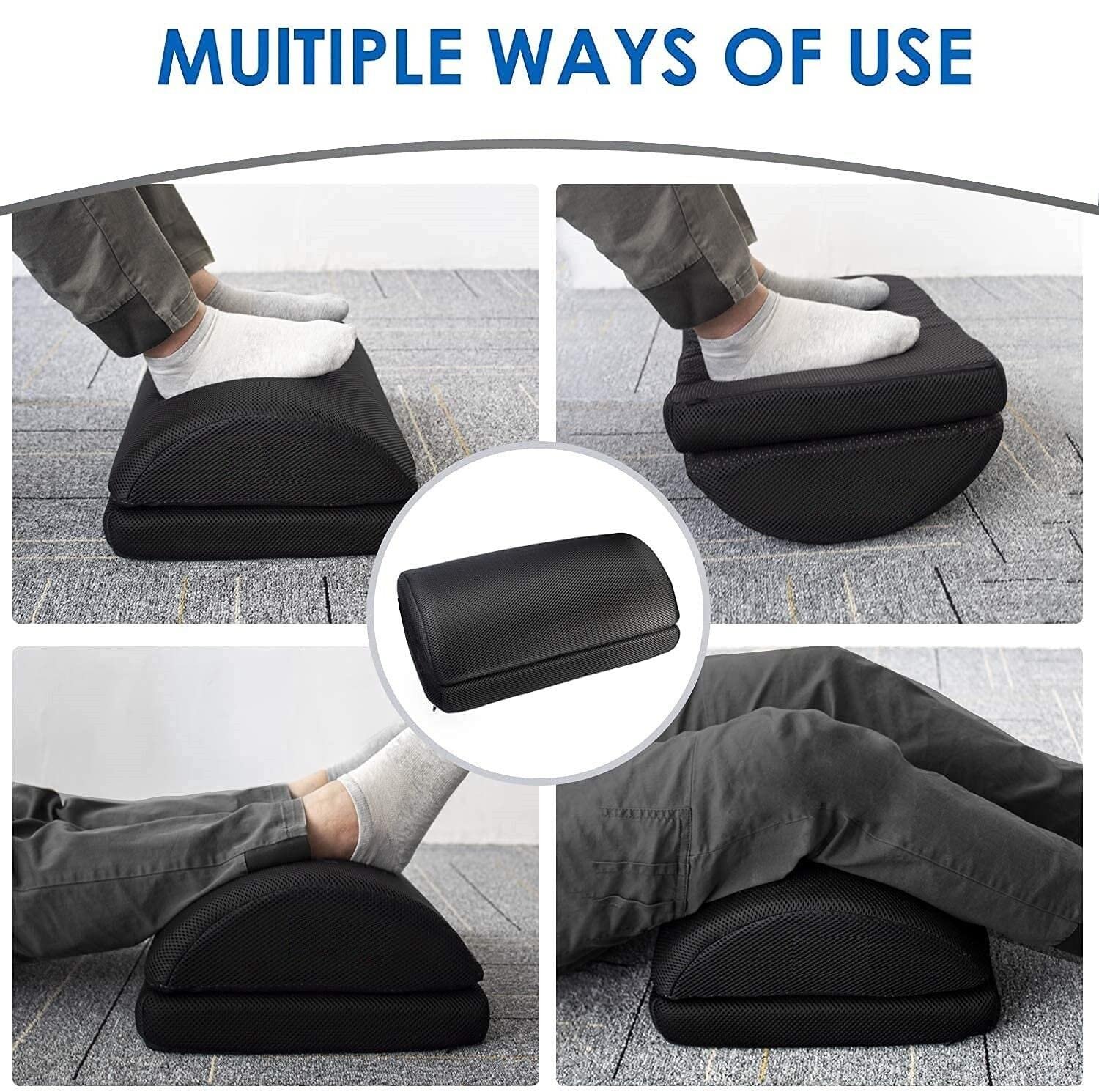 Orthopedic Foot Rest for Desk with 2 Option –Footrest for Under Desk - Image 6
