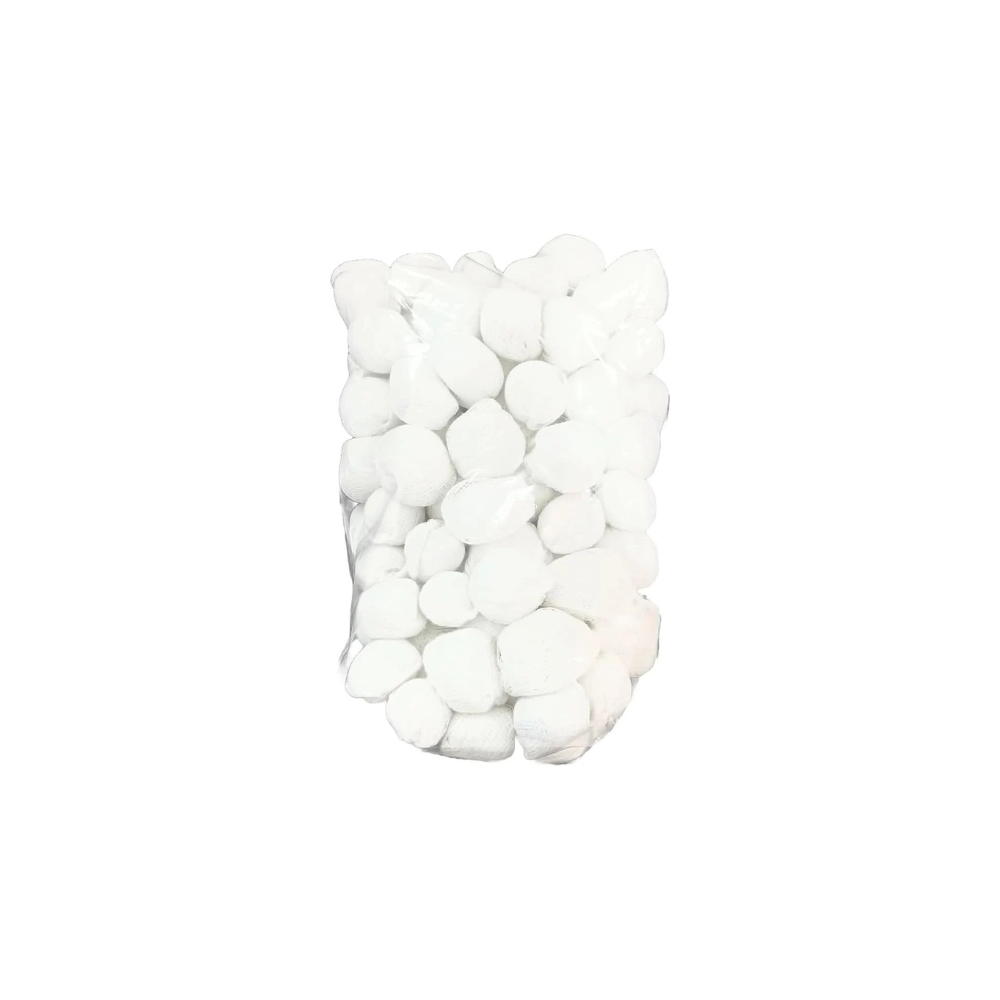 Surgicals Cotton Multipurpose Gauze Balls 50 Count - Highly Absorbent.