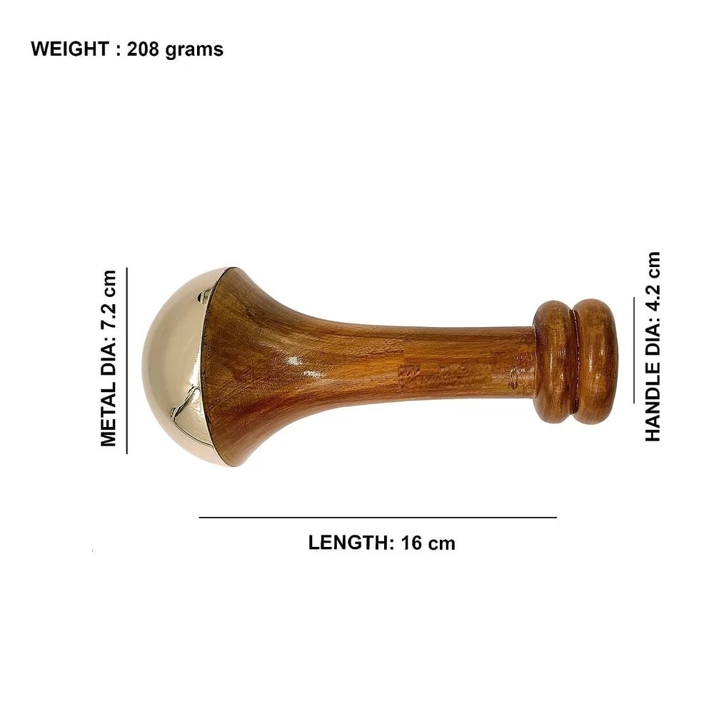 Kansa Wand Massager for Face Body Relaxation & Therapy - Image 3