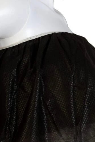 Disposable Waxing Gown Non Woven Black–Salon Spa Use Unisex Set of 60 - Image 5