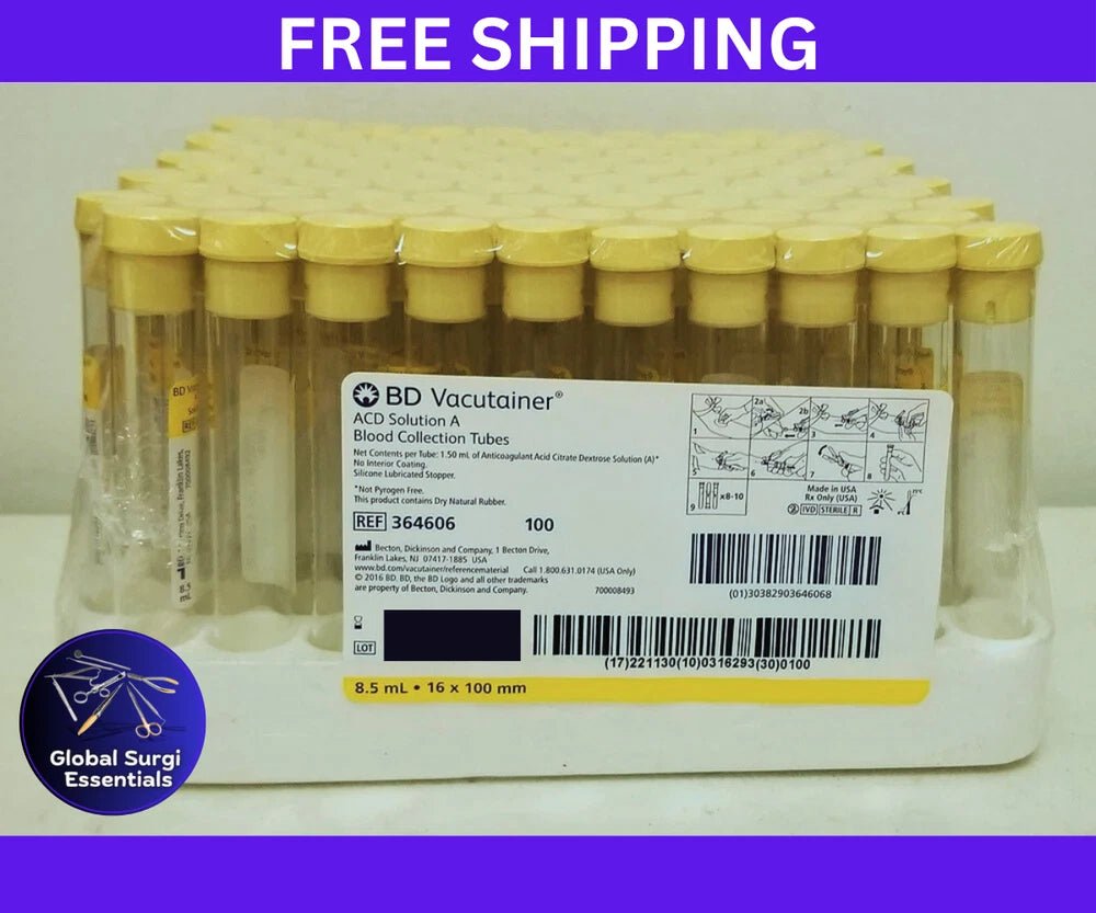 Platelet Rich Plasma Liquid ACD Test Tubes 8.5ml | Pack of 100 - Image 2