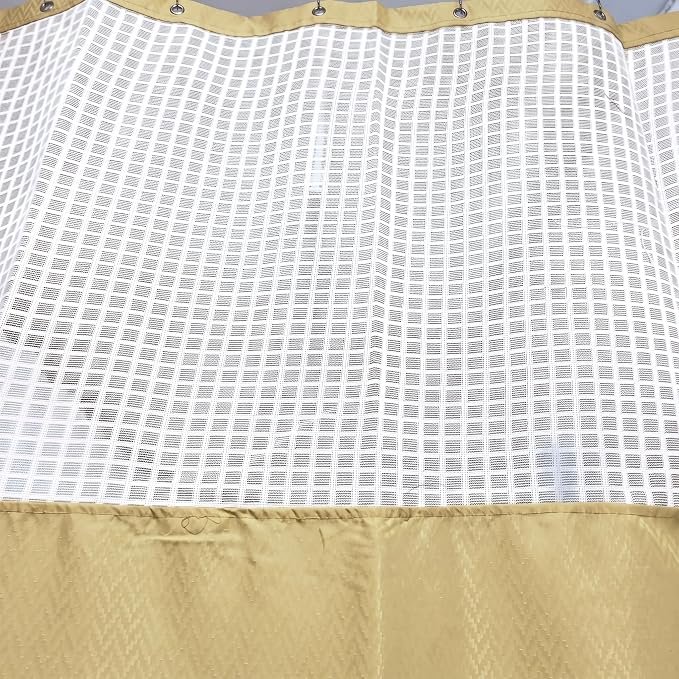 Hospital Curtains Beige Zigzag - Image 6