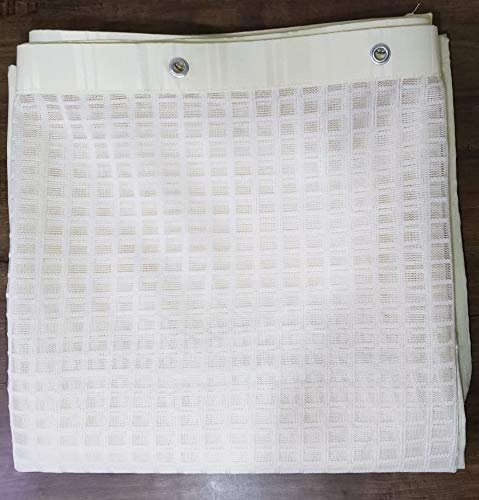 Polyester and Satin Hospital Partition Curtains (Cream) - Image 5